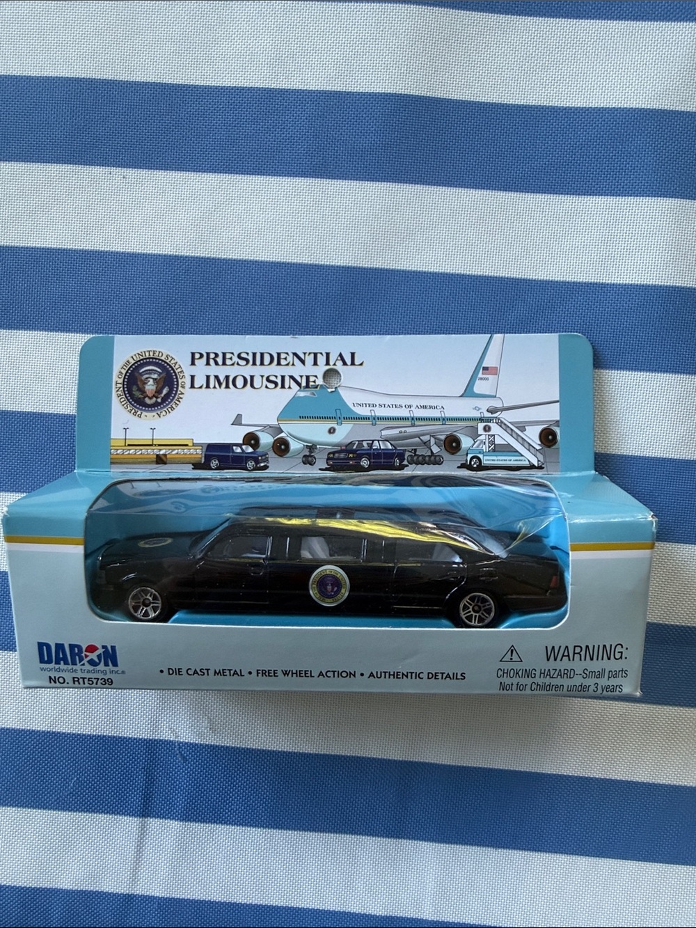 Daron Presidential Limousine Die-Cast Toy - Black